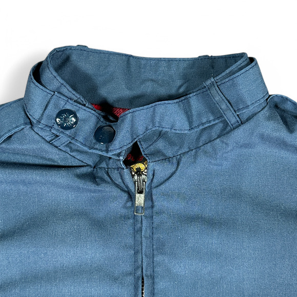 Vintage King Louie Jacket Adult SMALL Blue FBi Buildings Patch USA Union 80s - Picture 5 of 10